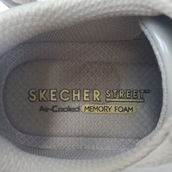 Sketchers Suede Sneaker Platform 7.5 "Hi Lite" SN977 Leather Gray - Picture 10 of 12